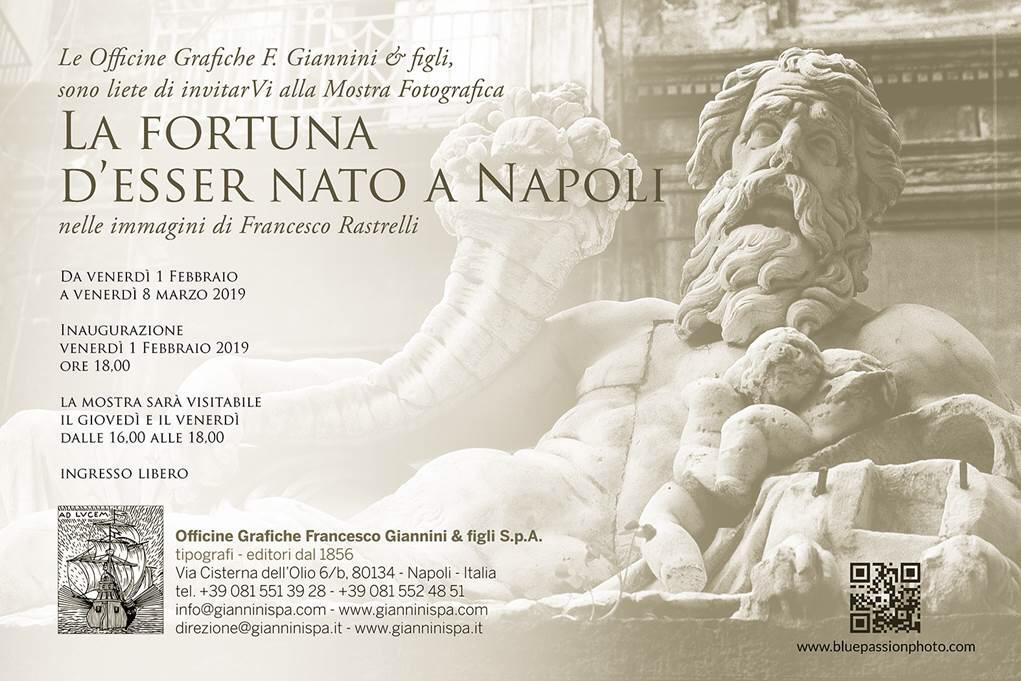 LA FORTUNA DI ESSERE NATO A NAPOLI – inaugurazione venerdì 1 febbraio